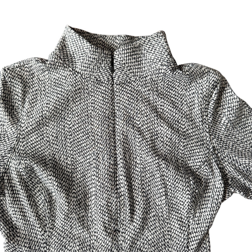 Athleta Gray Sheath Dress with Cuffed Long Sleeves and Mock Neck XS - Picture 6 of 10
